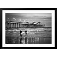 thumbnail image 2 of Art.com Black California Series - Huntington Beach Surf City Photographic Print by Philippe Hugonnard, Black Frame Wall Art, 44" x 32", 2 of 5