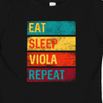 thumbnail image 4 of Inktastic Viola Player Funny Eat Sleep Viola Repeat Boys or Girls Baby T-Shirt, 4 of 5