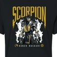 thumbnail image 3 of Mortal Kombat - Scorpion Hanzo Hasashi - Juniors Cropped Graphic T-Shirt, 3 of 5