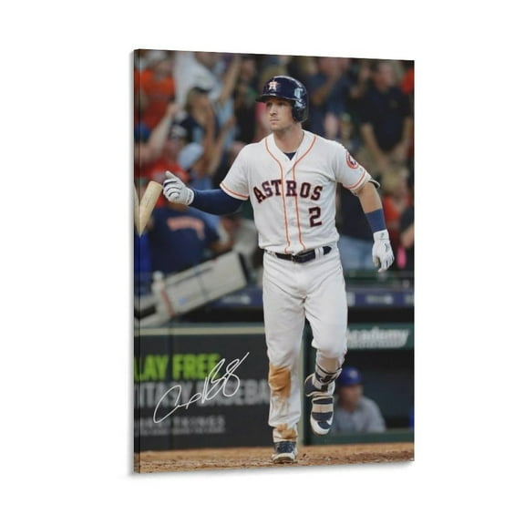Alex Bregman Poster Canvas Poster Painting On Canvas Wall Art Poster Scroll Picture Print Living Room Walls Decor Home Posters 24x36inch(60x90cm)