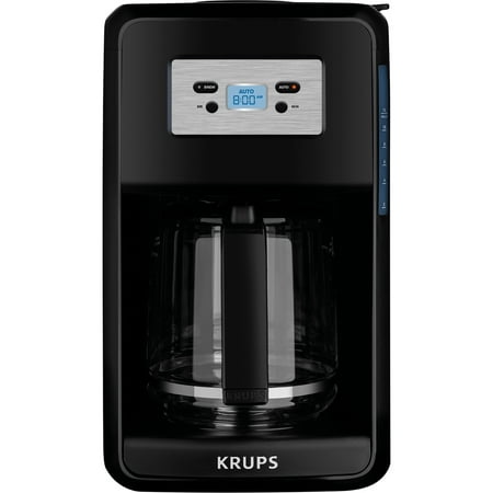 KRUPS 12 Cups Programmable Digital Black Coffee (Best Coffee Maker Krups)