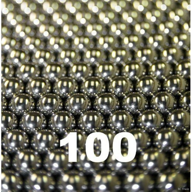 100 1/8 Inch Stainless Steel Nail Polish Mixing Agitator Balls 