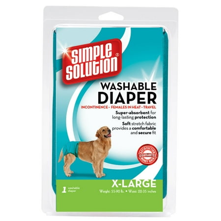 Simple Solution Washable Female Dog Diaper - XL - 1 Count