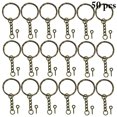 thumbnail image 1 of 50PCS Split Ring Metal DIY Multi-purpose Jump Ring Loop Ring with Link Chain, 1 of 5