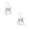 thumbnail image 1 of Heavenly Collection Clear Wood Chair SET OF 2, 1 of 7
