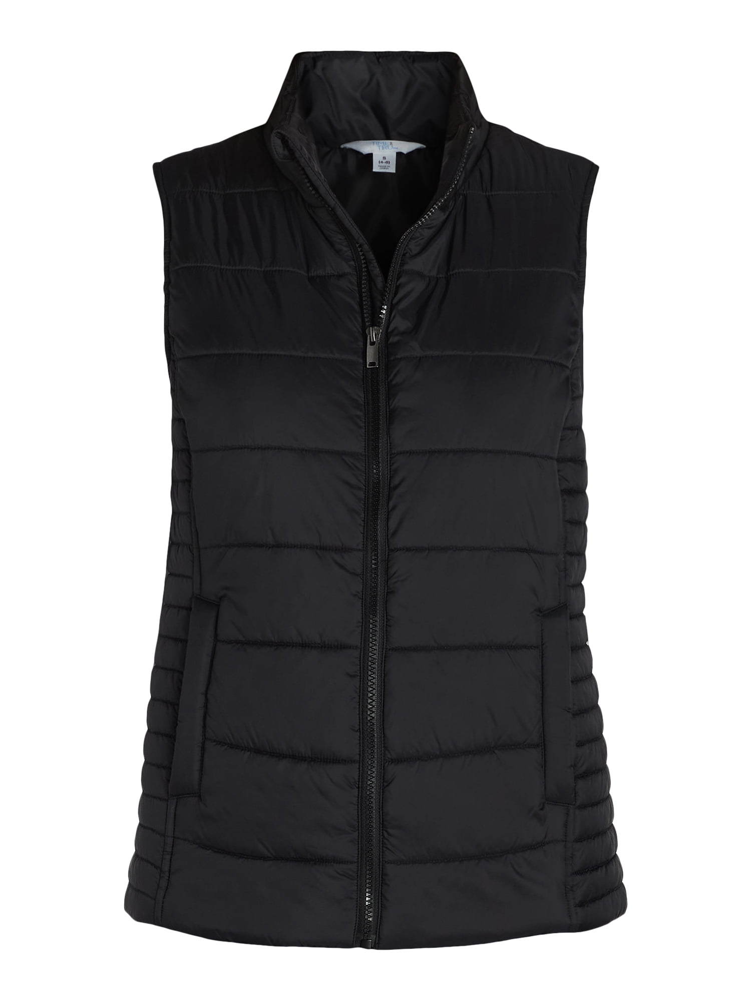 Time and Tru Women's and Women's Plus Core Puffer Vest, size XS - 3X