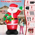thumbnail image 3 of Navidad inflable Santa MICOCAH, 244 cm, LED, decoración exterior, 3 of 6