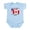 Sky Blue, variant on CafePress - Made In America With Canadian Parts Body Suit - Baby Light Bodysuit, Size Newborn - 24 Months