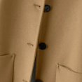 thumbnail image 4 of 12-13 Years Juniors Wool Coat Long Button Down Lapel with Pockets Winter Outerwear, 4 of 6