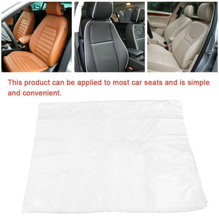 5pcs Airplane Disposable Seat Seat Cover Anti-dirty Dustproof Seat Cushion Cover, Size: 8.27 x 7.48 x 3.94, White