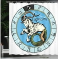 thumbnail image 3 of Ambesonne Zodiac Shower Curtain, Capricorn, 69"Wx84"L, Multicolor, 3 of 4