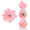 thumbnail image 3 of Uxcell 1.2 Inch Small Ribbon Flowers Satin Ribbon Flowers Mini Fabric Flowers Pink 150 Pcs, 3 of 6