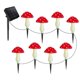 thumbnail image 3 of Xihbxyly Luces Solares para Jardín, Decoración Exterior con Forma de Hongo de Colores, Cadena de Luces Led Impermeables, Encendido y Apagado Automático, Decoración Festiva, Ideal para Patios y Camino, 3 of 7