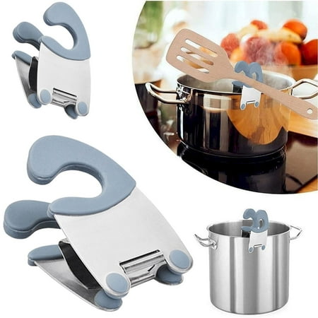 

NAZISHW Clearance Stainless Pot Side Clamp Hot Spoon Holder Stainless Anti Scald Grip Spoon Holder Kitchen Accessories For Restaurant Home Utensil Rest Holiday Wreaths