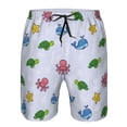 thumbnail image 4 of Naloa Sea Turtle Whale Men's Beach Shorts, Surfing shorts, Swim trunks, Quick Dry Swim Trunks for Surfing Beach Fun - XX-Large, 4 of 9