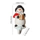 thumbnail image 3 of Christmas Snowman Hooks Decorative Resin Snowman Mini Ornament Gift Christmas Gift Boxes, 3 of 7