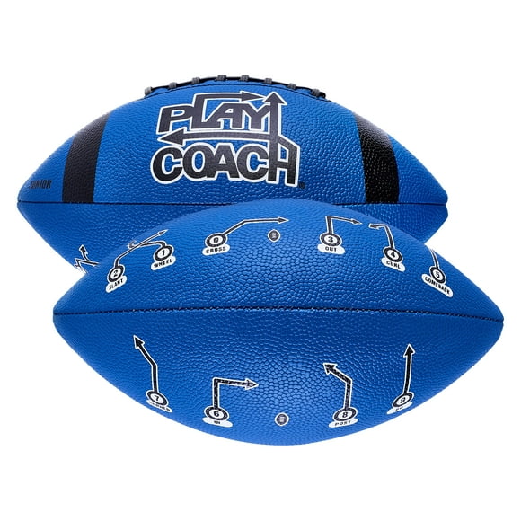 Tallas Football PlayCoach para jóvenes, jóvenes y peewee con 10 rutas
