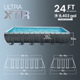 thumbnail image 4 of INTEX 24ft x 12ft x 52in Ultra XTR Above Ground Pool & Automatic Vacuum Cleaner, 4 of 10