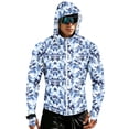 thumbnail image 2 of Full-Zip Men's Lightweight Hoodie UPF 50 - Breathable Camo Long Sleeve Sun Protection Jacket with Pockets for Golf, Fishing, Hiking, 2 of 8