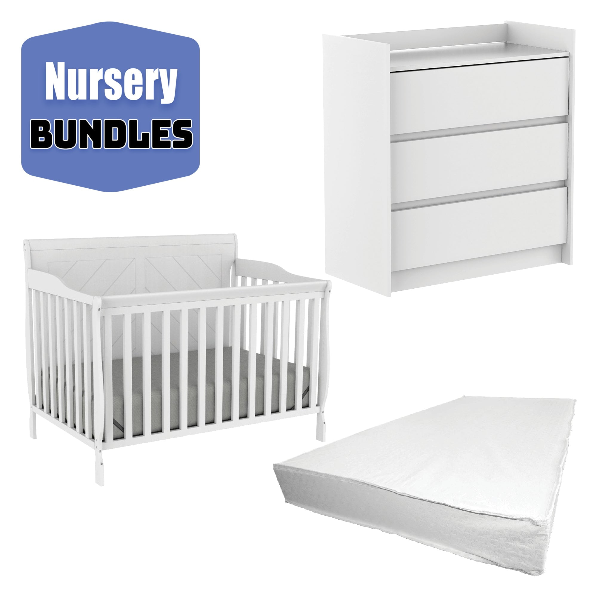 All white crib sale