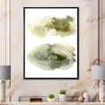 thumbnail image 2 of Abstract Clouds In Dark Green I 24 in x 32 in Framed Painting Canvas Art Print, by Designart, 2 of 5