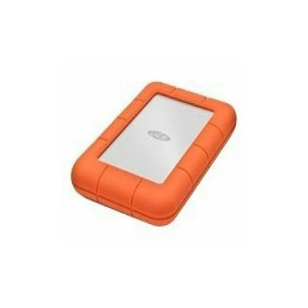 LaCie Rugged Mini - Hard drive - 1 TB - external - SuperSpeed USB 3.0 - 5400 rpm