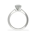thumbnail image 2 of 1.00 Carat Excellent Pear Cut Natural Diamond Unique Solitaire Ring for Engagement Solid 14K White Gold Size 8.5, 2 of 6