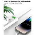 thumbnail image 2 of OTG Adapter USB C Female to Lightning Male Adaptor (2 Pack)for iPhone 14 13 12 11 Pro Max 7 8 Plus for Apple Type C Audio Cable Charger Converter for iPad Data Camera Memory Card Headphone Connector, 2 of 7