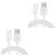 thumbnail image 2 of Moyic Cable de carga USB C de repuesto para tipo C, línea de datos móviles, línea alámbrica de carga rápida, accesorios de Cable USB C Blanco 1.5 m 2Conjunto, 2 of 6