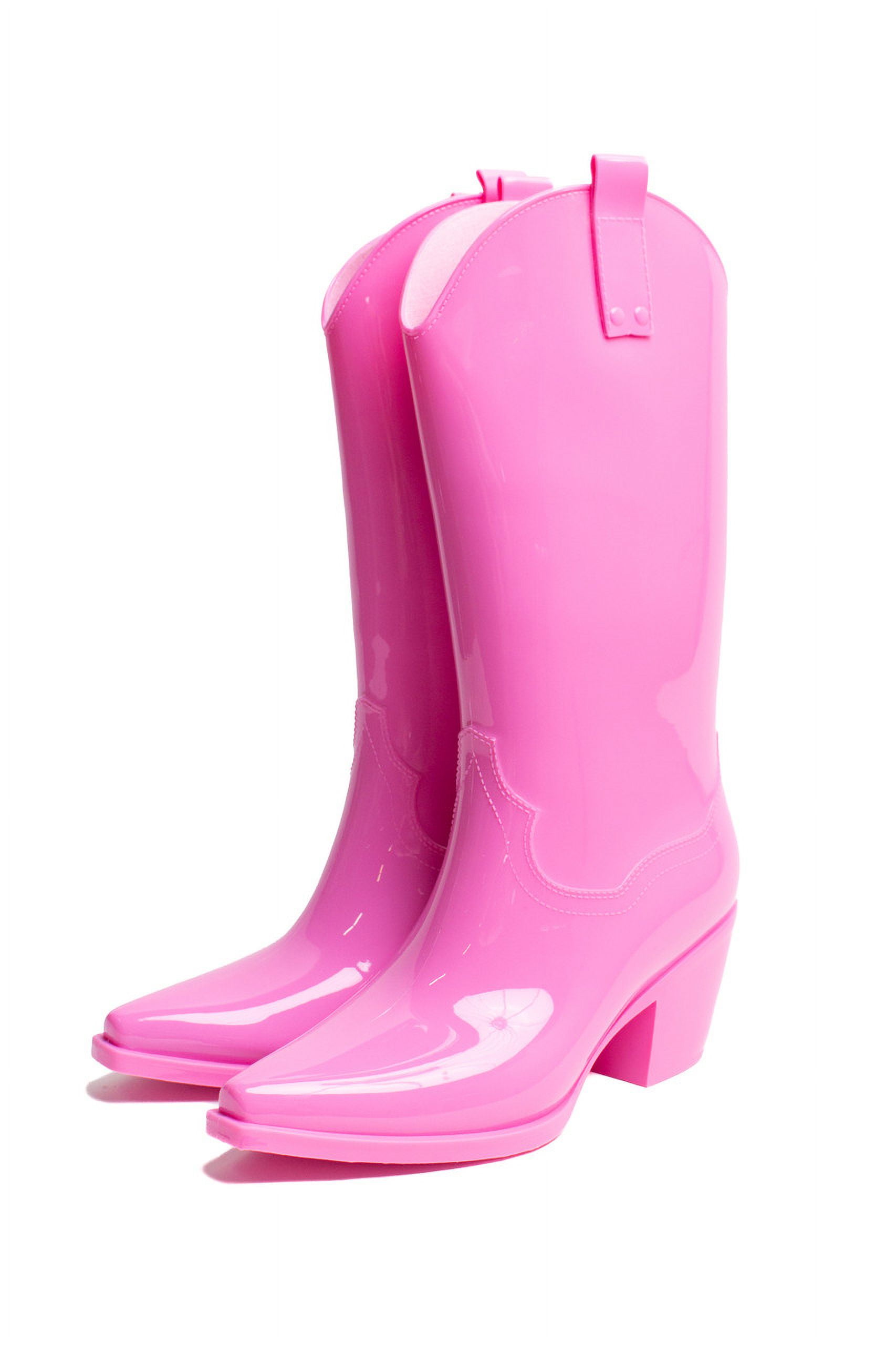 Ragstock Pink Western Rain Boots