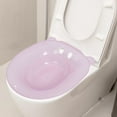 thumbnail image 2 of WHAMVOX Sitz Bath for Transparent Pink PP Bathroom Use 1Set, 2 of 6
