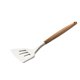 thumbnail image 4 of Utensilios de cocina - Juego de herramientas de cocina antiadherentes resistentes al calor con mango de madera y silicona de 11 piezas con soporte de plástico rosa, 4 of 5