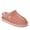 DUSTY PINK, variant on Fireside by Dearfoams Women's Greta Genuine Shearling Clog Slipper with Embroidery