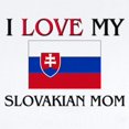 thumbnail image 2 of CafePress - I Love My Slovakian Mom Infant Bodysuit - Baby Light Bodysuit, Size Newborn - 24 Months, 2 of 4