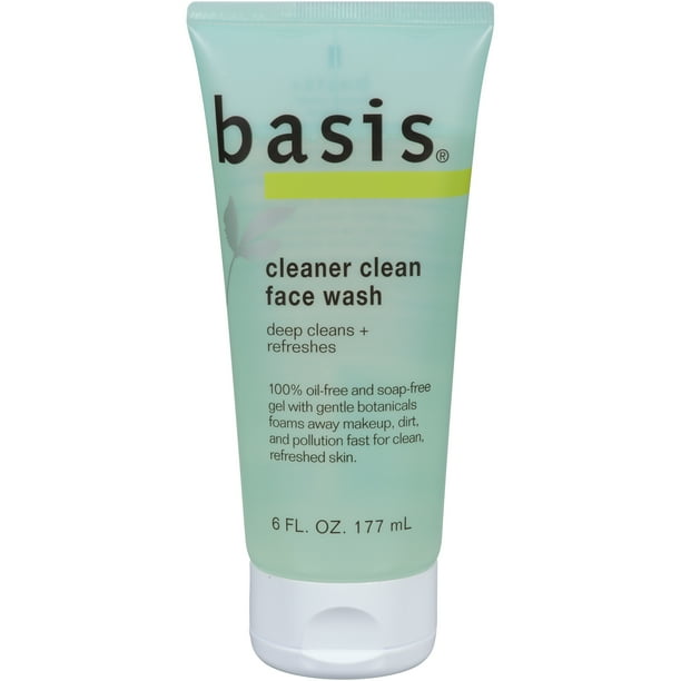 Basis Cleaner Clean Foaming Face Wash for Sensitive Skin, 6 fl. oz