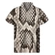thumbnail image 2 of Camisas hawaianas con estampado 3D de piel de serpiente y pitón para hombre, camisas con botones y solapa, blusas holgadas de manga corta para calle, 2 of 5