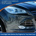 thumbnail image 3 of Unique Bargains Front Right Car Bumper Tow Hook Cover Black Silver Tone for Ford Escape Kuga 13-16 No.DV4517A989BA5UAW, 3 of 6