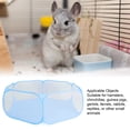 thumbnail image 4 of Pet Cage Tent, Small Animal Playpen Portable Breathable Sturdy Structure  for Rabbits for Indoor Black,Blue,Roseate, 4 of 8