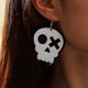 thumbnail image 1 of 2021 Interesting Halloween Earrings For Women Acrylic Felt Pumpkin Bat Skeleton Ghost Mischievous Drop Holiday Jewelry----G0121-8--Product code 73132 G0121-8, 1 of 5