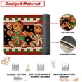 thumbnail image 5 of Christmas Cute Gingerbread Man Rugs Set,Winter Xmas Kitchen Mats for Floor,Kitchen Decor,Holiday Decorations for Home,17x30 inch Door Mat+17x47 inch Runner Rug, 5 of 6