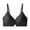 Black, variant on Jelly Bras for Women Wireless Solid Color Lightweight Jelly Support Breathable Fabric Gentle Push Up for Everyday Daily Wear Bra