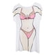 thumbnail image 1 of 2xFunny Mujer de Camiseta Casual Camiseta Tops Cumpleaños Rosa Sunnimix bikini cuerpo cubrir, 1 of 8