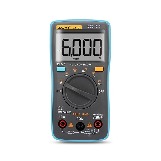 ZT101 ZT102 ZT102A Digital Multimeter DC AC Voltage Current Resistance Diode Capacitance Temperature Tester Digital Multimeter ,High Efficiency