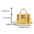 thumbnail image 3 of Bolso Bandolera para Mujer Bolso Bandolera Informal Con Lentejuelas A La (dorado), 3 of 6