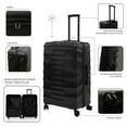 thumbnail image 5 of DUKAP RAV 28" Hardside Luggage with Spinner Wheels, Handle and Trolley, Black, 5 of 7