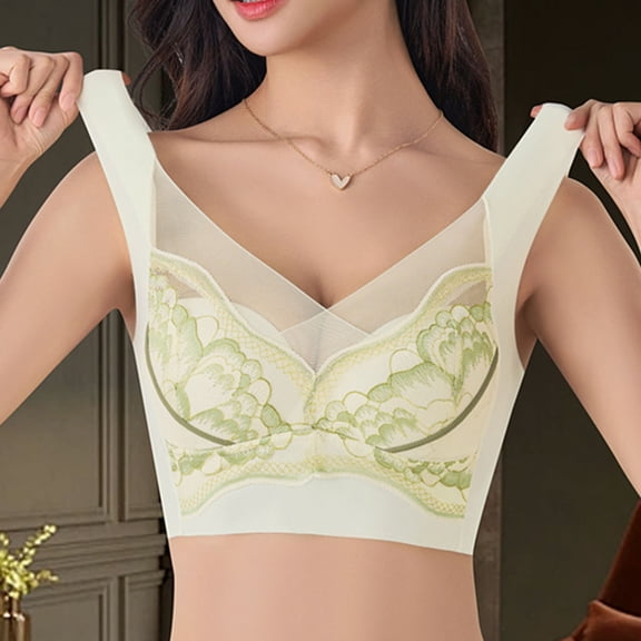 Pejock Women's Backless Push Up Bra, U-Back Strapless Seamless Plunge Adhesive Lift for Everyday Wear