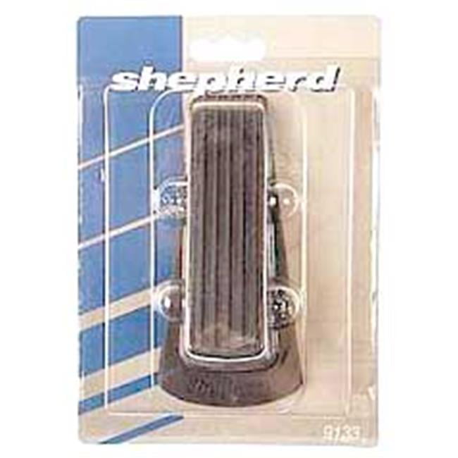 Shepherd Hardware 9133 Heavy Duty Rubber Door Wedge Brown 