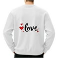 thumbnail image 3 of TaTaai Valentine's Day Matching Tracksuit for Men, Hooded Pullover and Pants Set, Romantic Gift Outfit Gift, 3 of 4