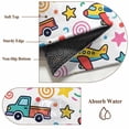 thumbnail image 6 of Children's Day Area Rugs 8'x10', Washable Small Throw Rugs for Living Room Patio, Cartoon Cute Watercolor Truck Cat Indoor Outdoor Rug Non-Slip Low Pile Carpet Runner Reversible Floor Mats, 6 of 8