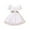 White, variant on PINQI Princess Dress for Baby Girls Toddler Girls Child Short Sleeve Solid Summer Beach Sundress Party Dresses Princess Dress Holiday Flower Girls Sundress